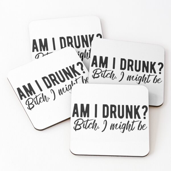Item preview, Am I Drunk? I Might Be designed and sold by CatMonkStudios.
