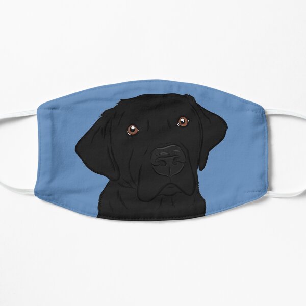 Handsome Black Labrador Retriever Mask