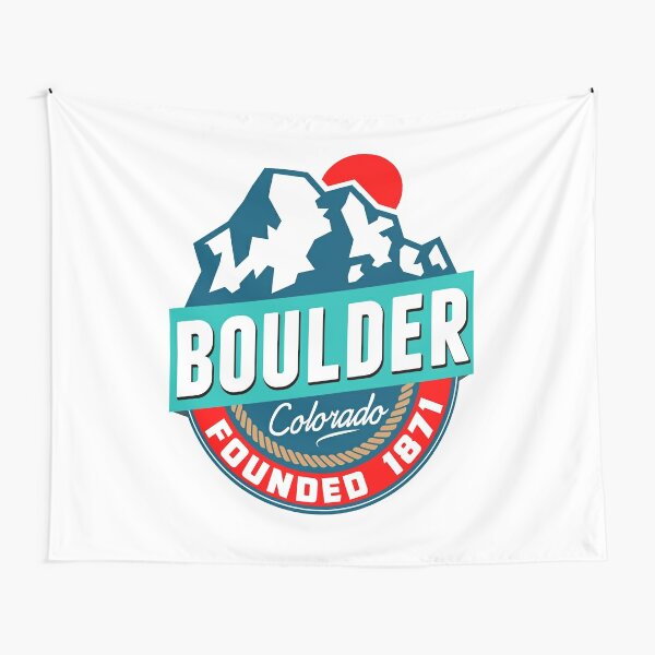 Boulder Colorado Mountains Outdoors Hiking Climbing Tapestry