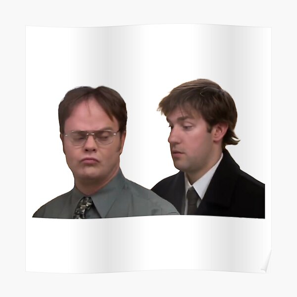 "Dwight X Jim The Office" Poster for Sale by saamcmrn Redbubble
