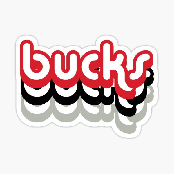 Retro Bucks Sticker