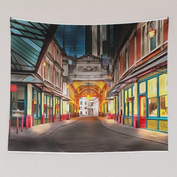 Item preview, London Market (Painting) designed and sold by cmphotographs.