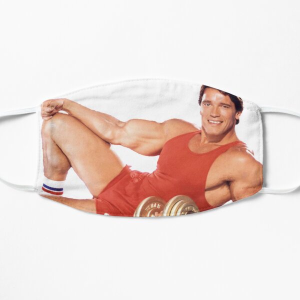 Arnold Schwarzenegger Lying pose Flat Mask