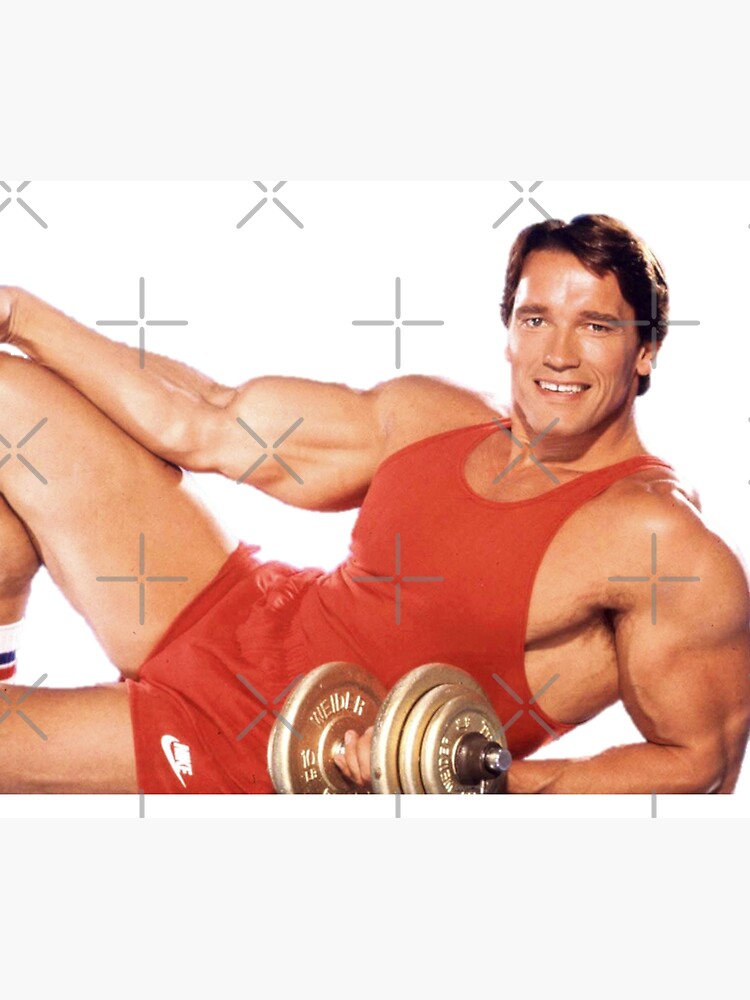 Arnold Schwarzenegger Lying pose by Luna7