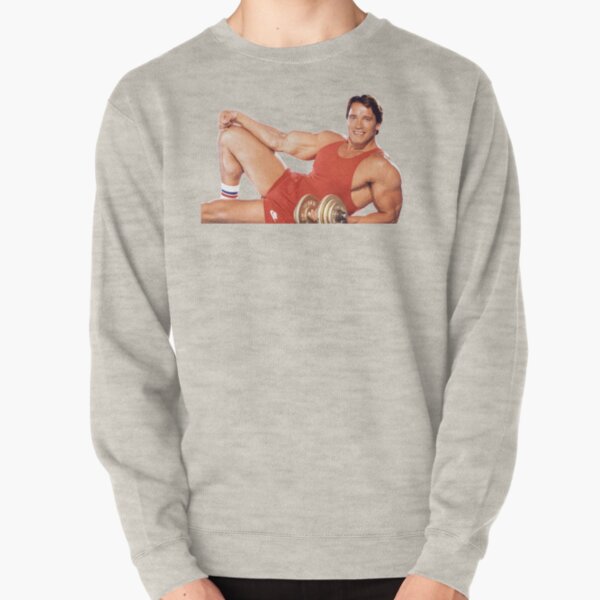 Arnold Schwarzenegger Lying pose Pullover Sweatshirt