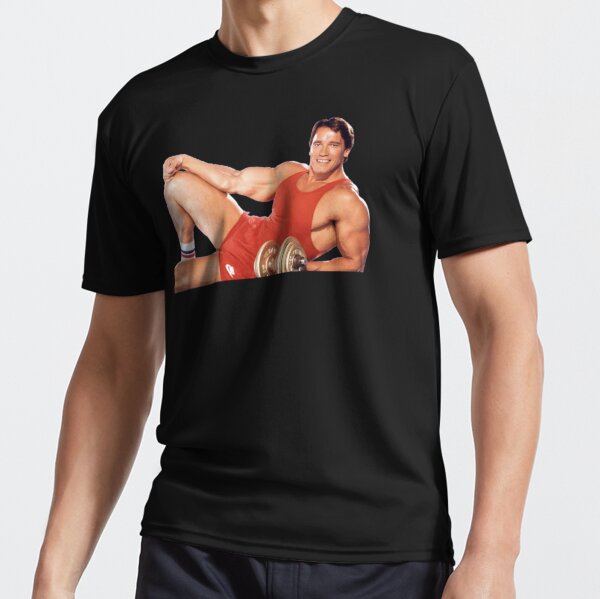 Arnold Schwarzenegger Lying pose Active T-Shirt