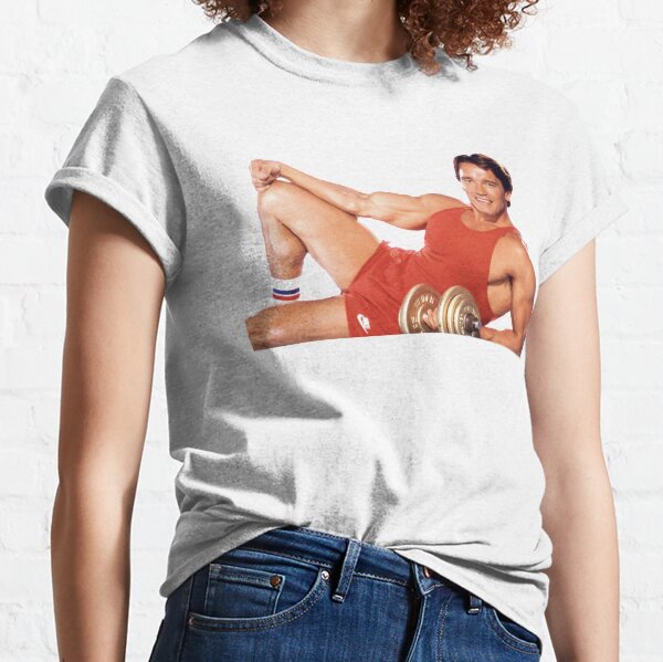Arnold Schwarzenegger Liegende Pose Classic T-Shirt