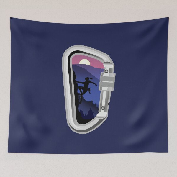 Item preview, Climbing Woman Carabiner  designed and sold by Rahdoo.