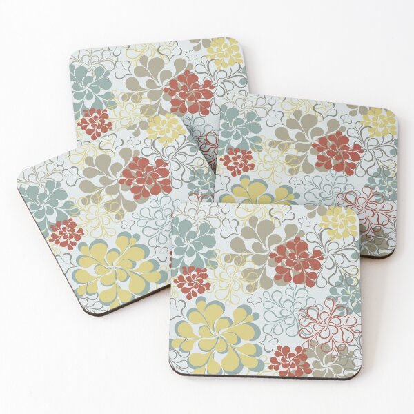 Item preview, Floral retro pattern designed and sold by olgart.