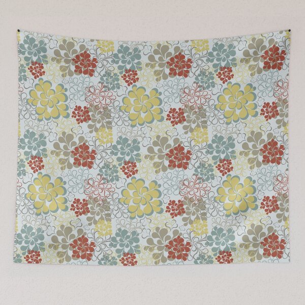 Item preview, Floral retro pattern designed and sold by olgart.