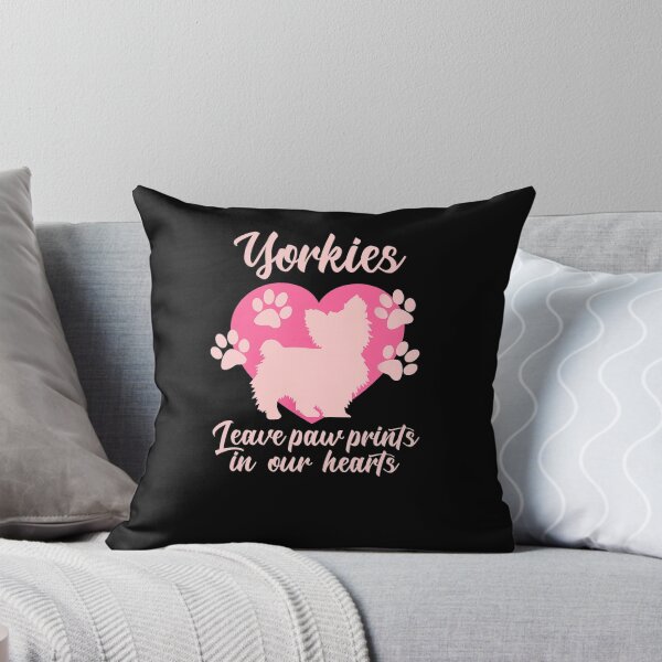 Item preview, Yorkies dejar huella en nuestro corazón cumpleaños San Valentín designed and sold by No6Group.