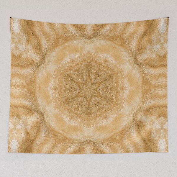 Item preview, Ginger cat fur kaleidoscope designed and sold by Carrie_Anne_Designs.
