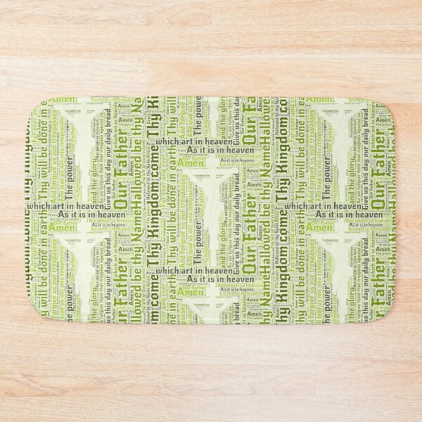 Item preview, Lord's Prayer - English - Green designed and sold by HeckaDoodleDo.