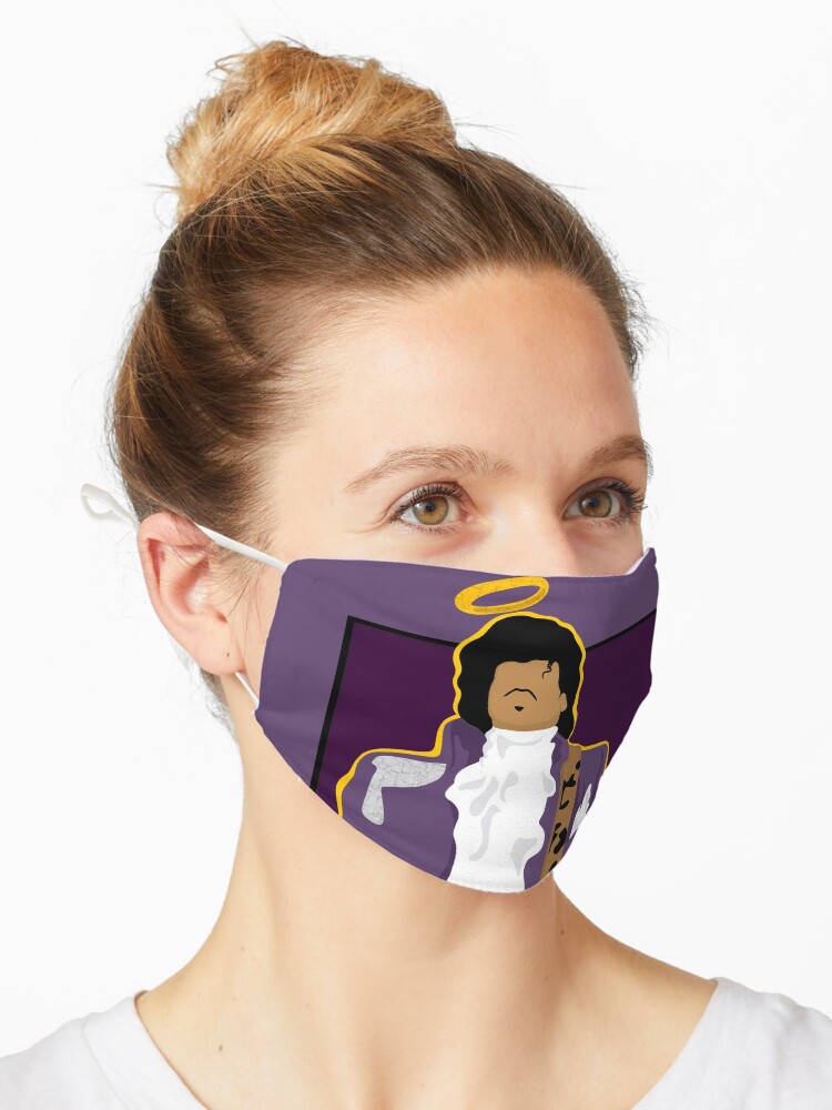 Mask, Raining Purple designed and sold by WakingDream