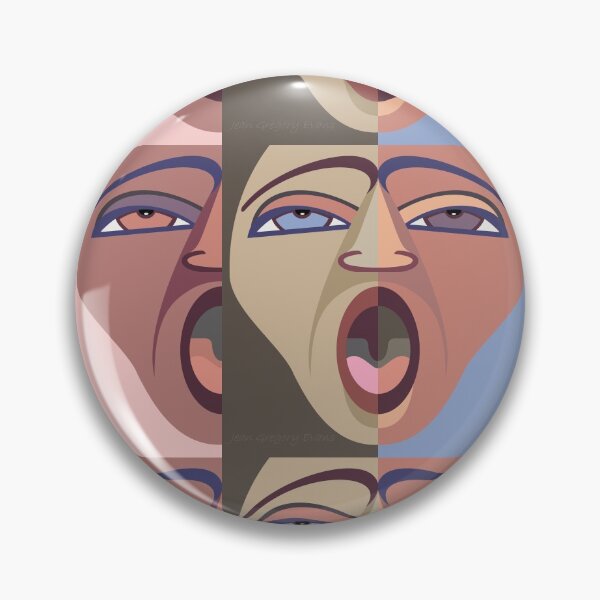 Item preview, FACES #6 designed and sold by Jean Gregory Evans.