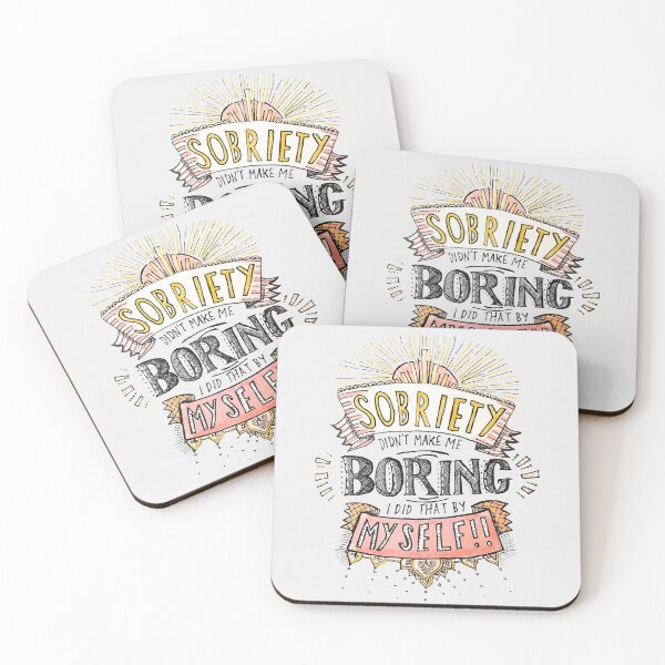 Item preview, Sobriety didn't make me boring // Hand drawn edit. designed and sold by Sneakcret.