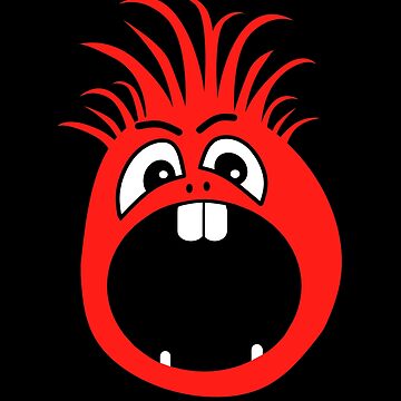 Artwork thumbnail, Red Screaming Head by Trace1234