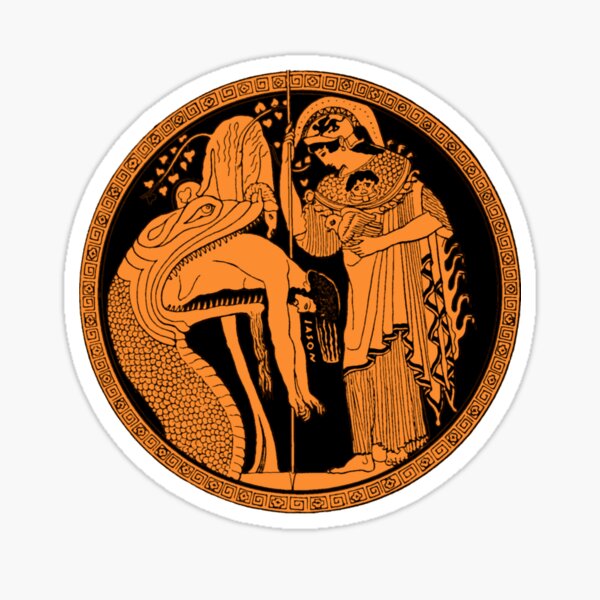 Athena and Jason and the Golden Fleece Sticker