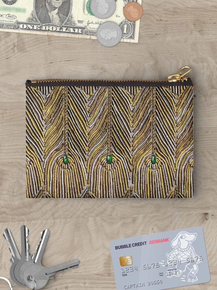 Lady Curzon's Peacock dress" Zipper Pouch for Sale by BonniePhantasm |  Redbubble