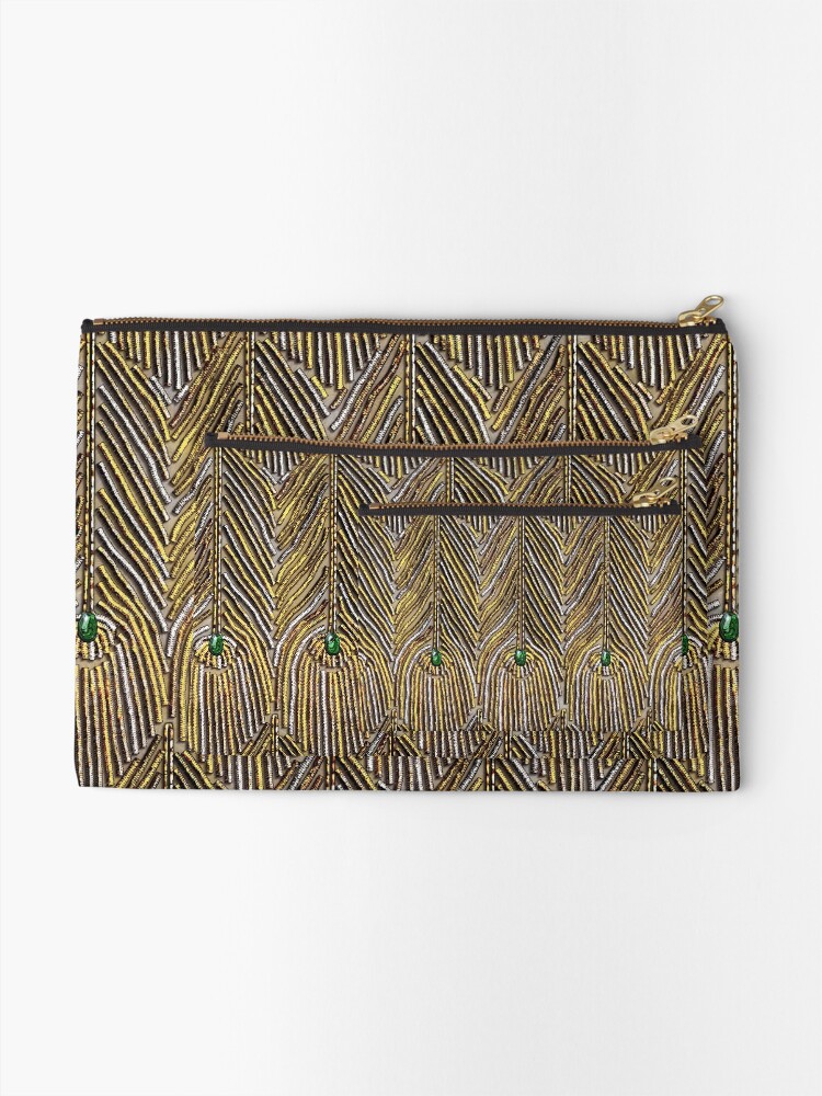 Lady Curzon's Peacock dress" Zipper Pouch for Sale by BonniePhantasm |  Redbubble