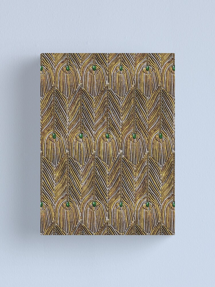 Lady Curzon's Peacock dress" Canvas Print for Sale by BonniePhantasm |  Redbubble