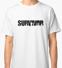 Survivor - Black Ink Classic T-Shirt