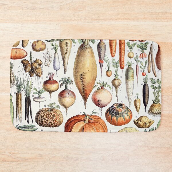 Item preview, Adolphe Millot - Légumes et Plantes Potagères - French vintage poster designed and sold by DejaVuStudio.