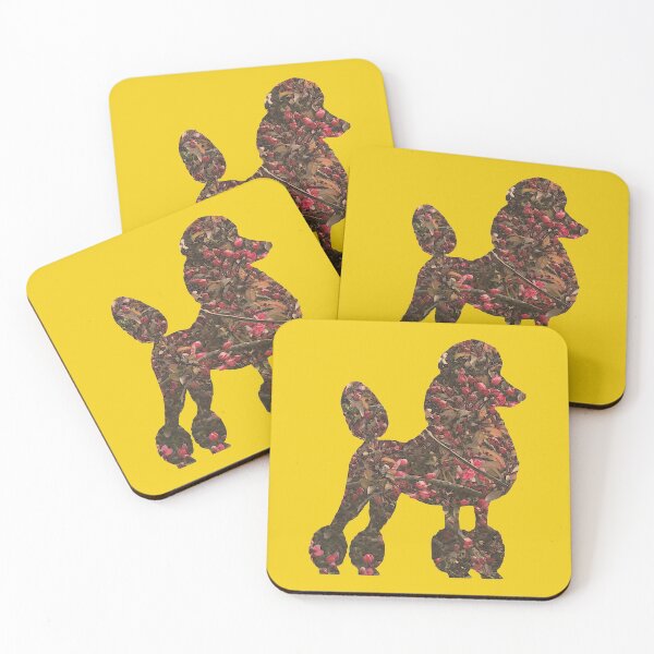 Item preview, Brown poodle in blossom designed and sold by ThePoodleandCo.