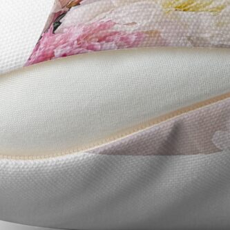 Alternate view of Peonies Throw Pillow