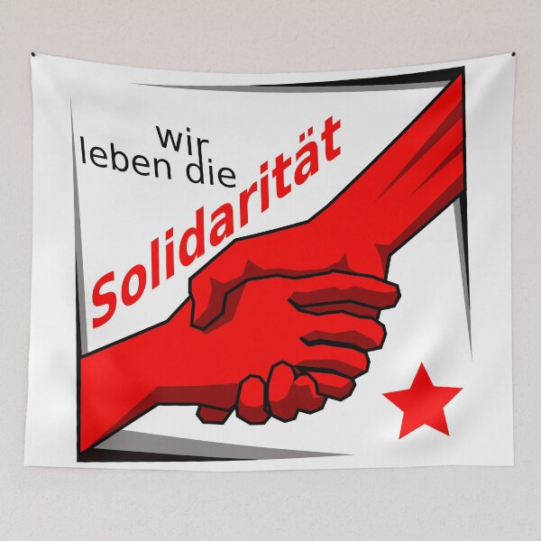 Item preview, wir leben die solidartät designed and sold by mglanzer.