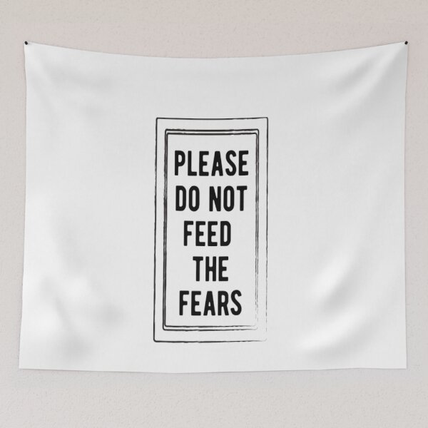 Item preview, Please Do Not Feed the Fears designed and sold by CatMonkStudios.