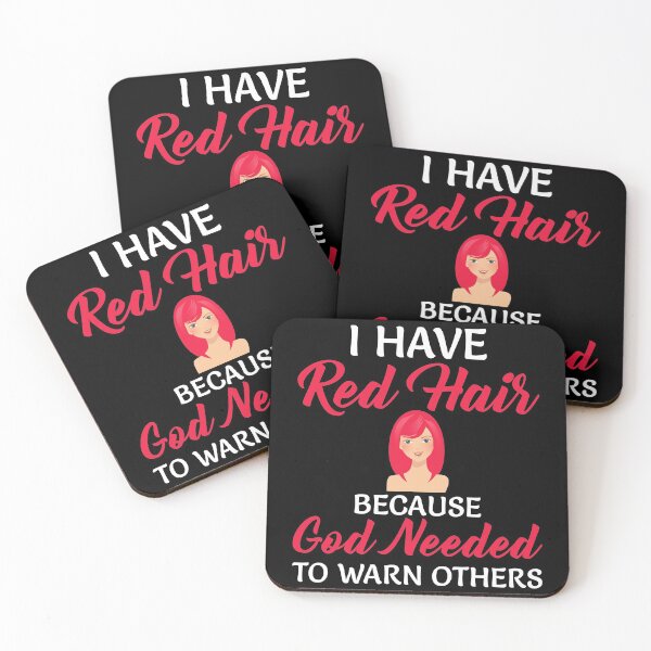 Item preview, I Have Red Hair Because God Needed To Warn Others Funny Redhead designed and sold by inkedtee.
