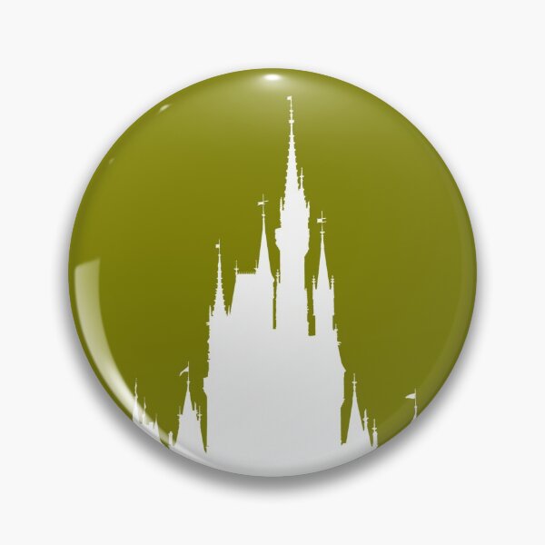 Item preview, Magic Castle Silhouette Olive Green #Bold designed and sold by FandomTrading.