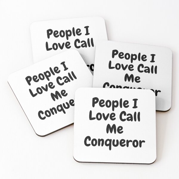 Item preview, People I Love Call Me Conqueror designed and sold by Tru-Bless Properties.