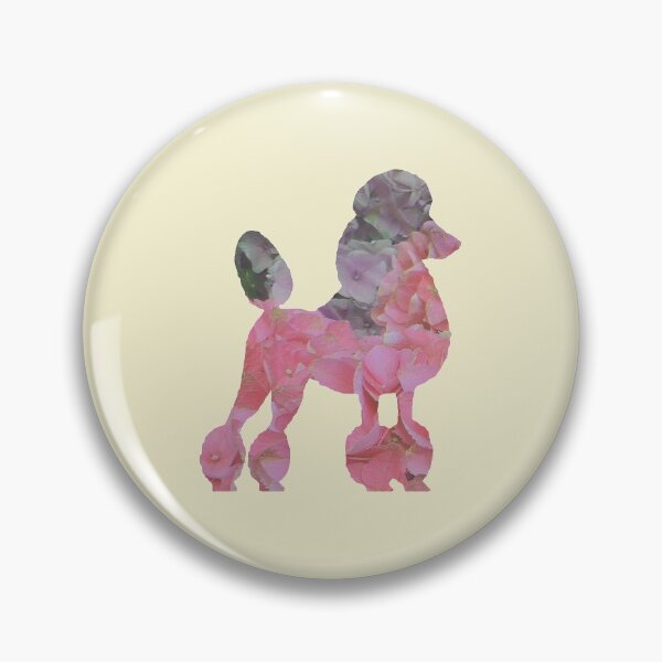 Item preview, Poodle in petals designed and sold by ThePoodleandCo.