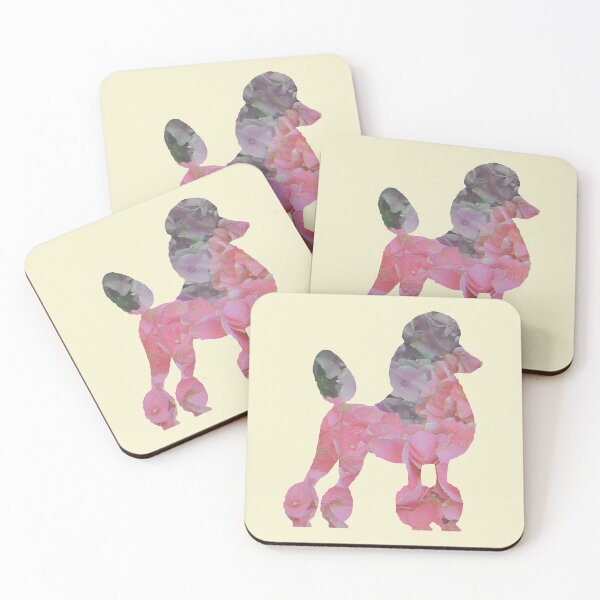 Item preview, Poodle in petals designed and sold by ThePoodleandCo.