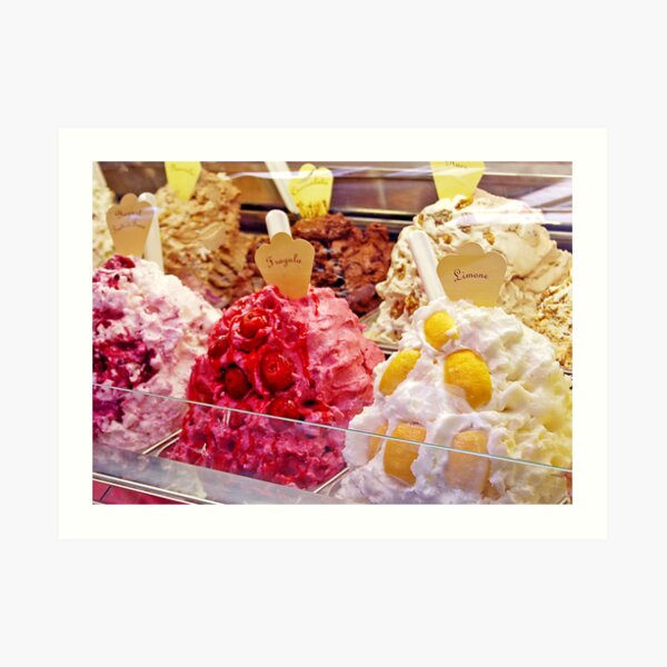 Gelato Art Prints Redbubble