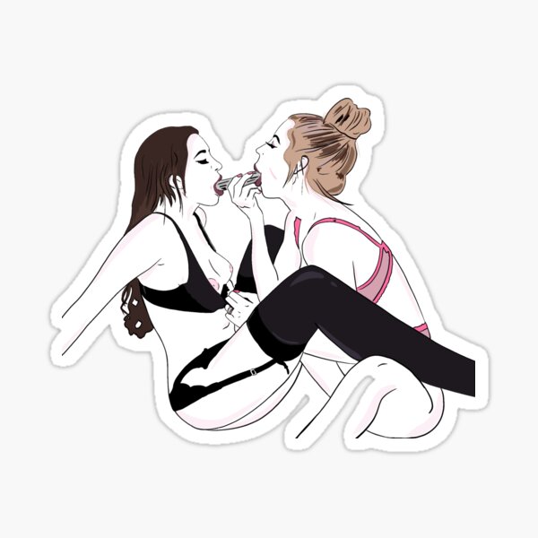 Pour deux Sticker