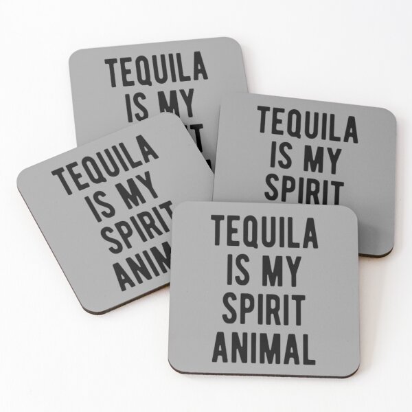 Item preview, Tequila Is My Spirit Animal designed and sold by CatMonkStudios.