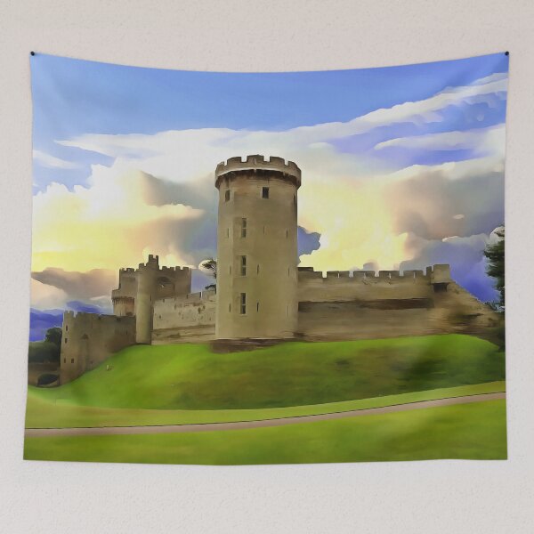 Item preview, Warwick Castle (Painting) designed and sold by cmphotographs.