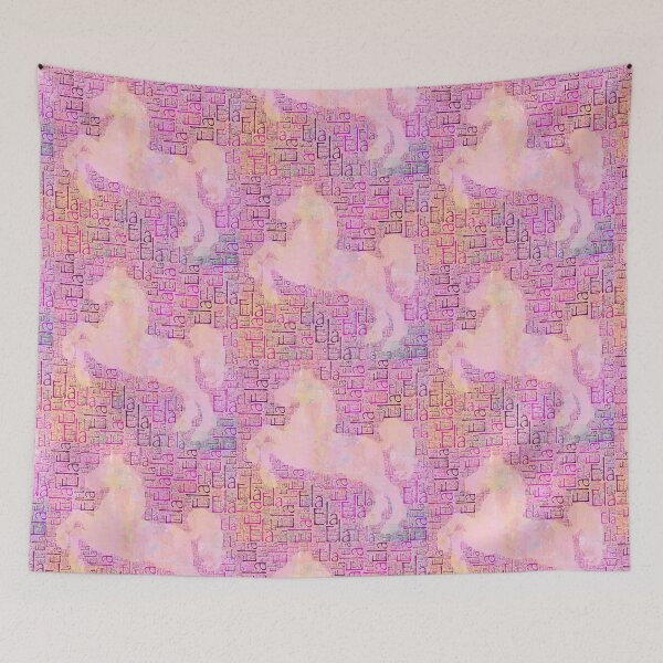 Item preview, Ela (with one L) Pink Painted Horse  designed and sold by HeckaDoodleDo.