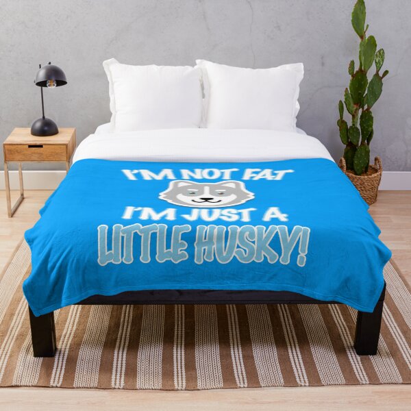 Item preview, I'm Not Fat, I'm Just A Little Husky! designed and sold by DogCatLover42.