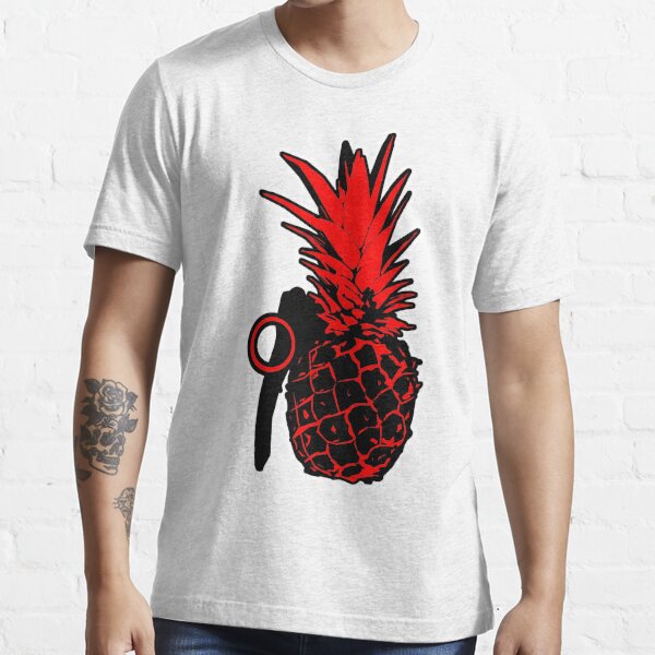 "Pineapple Grenade (Red)" Tshirt for Sale by cadellin Redbubble