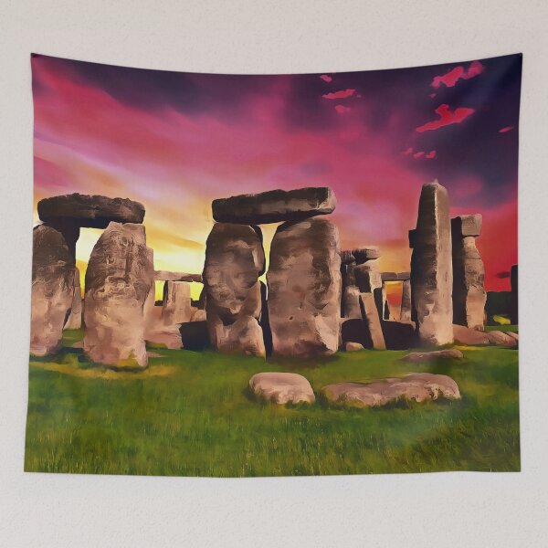 Item preview, Stonehenge (Painting) designed and sold by cmphotographs.
