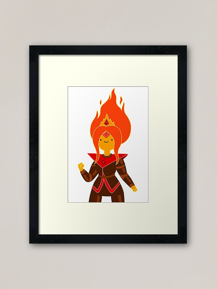 Alternate view of Flame Princess Framed Art Print