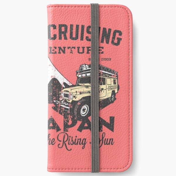 Landcruising Adventure in Japan - Straight font edition iPhone Wallet