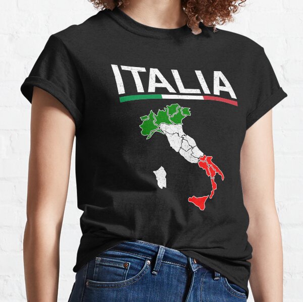 Italy Flag Vintage Italian design Italia Classic T-Shirt
