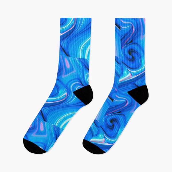Item preview, Neon Blue and Pink Swirls designed and sold by Glenn Slingsby.