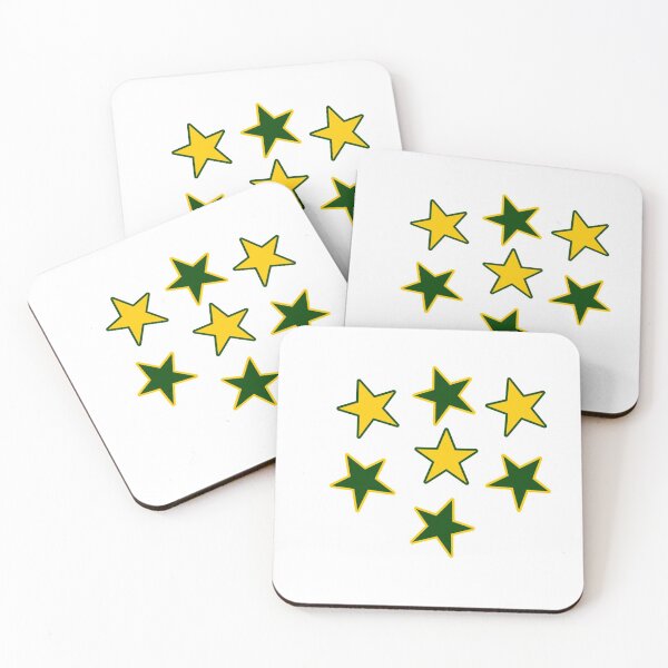 Item preview, Green and Gold Stars designed and sold by karyssalay.