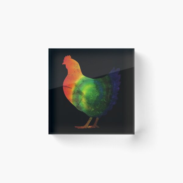 Item preview, Rainbow Chicken designed and sold by LyddieDoodles.